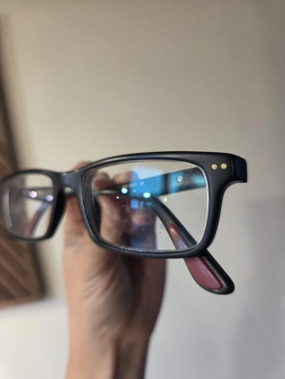Ray-Ban RB5277 2077 Youth Eyeglasses Frames Matte Black Red 52-17-140